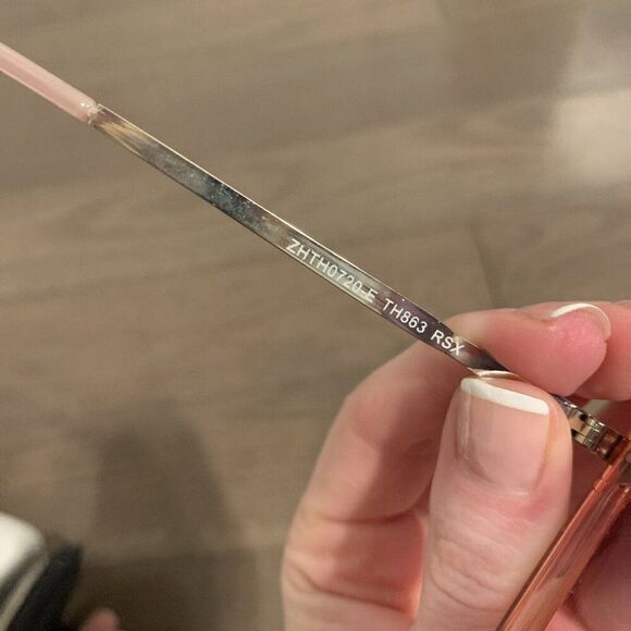 Tahari Pink Purple Oversized Sunglasses #6 - Picture 4 of 5